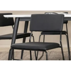 Jimmy t Spisebordssæt - Sort og Hvid