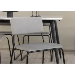 Jimmy t Spisebordssæt - Sort og Lysegrå