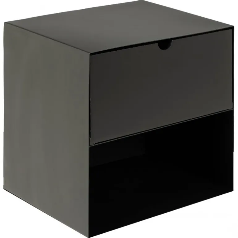 Joliet natbord sort metal