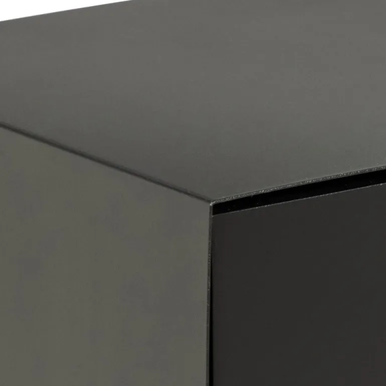 Joliet natbord sort metal