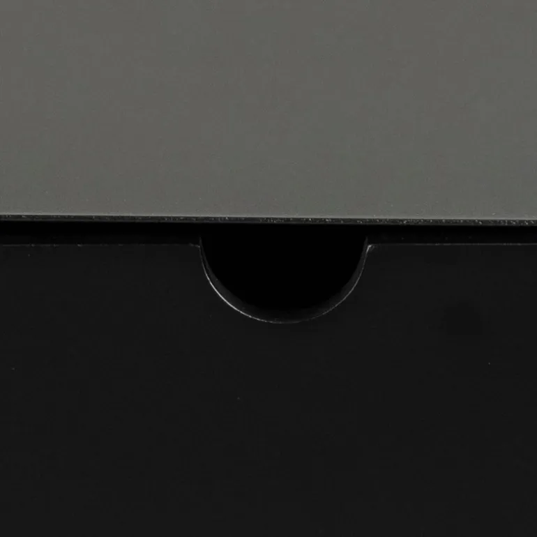 Joliet natbord sort metal