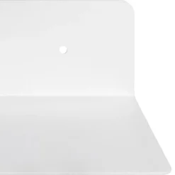 Joliet væghylde hvid metal 7 cm