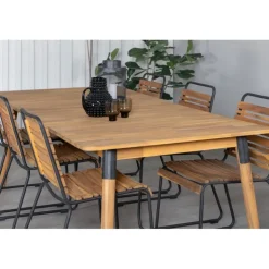 Julian Loungesæt - Havemøbelsæt - Sort,Natur