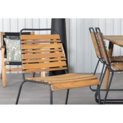 Julian Loungesæt - Havemøbelsæt - Sort,Natur