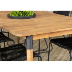 Julian t Loungesæt - Havemøbelsæt - Sort,Natur