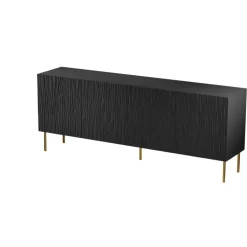 JUNGLE kommode 190 Sort mat/Sort mat