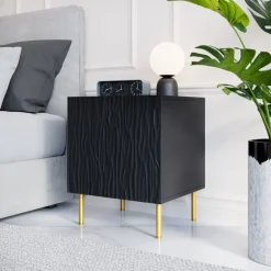 JUNGLE natbord (2 stk = 1 sæt) Sort mat/Sort mat