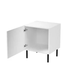 JUNGLE sengebord - Hvid mat/Hvid mat