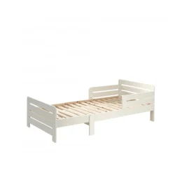 Juniorseng 90 cm justerbar – Jumper, hvid (140/160/200 cm)