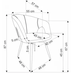 K550 Spisebordsstol - Beige
