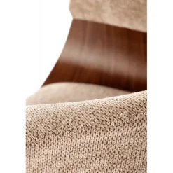 K545 Spisebordsstol - Beige & Valnød