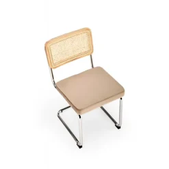 K504 Spisebordsstol - Beige / Naturlig