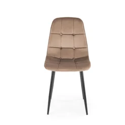 K417 Spisebordsstol - Beige fløjl