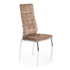 K416 Spisebordsstol - Beige velour