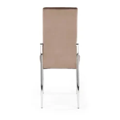 K416 Spisebordsstol - Beige velour