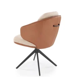 K554 Spisebordsstol - Brun / Beige