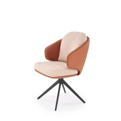 K554 Spisebordsstol - Brun / Beige