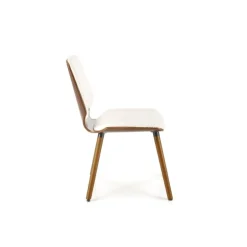 K511 Spisebordsstol - Creme / Valnød