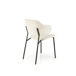 K497 Spisebordsstol - Cremefarvet