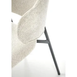 K497 Spisebordsstol - Cremefarvet