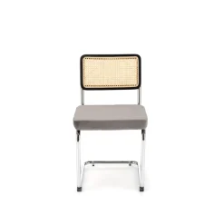 K504 Spisebordsstol - Grå / Sort