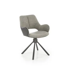 K494 Spisebordsstol - Grå / Sort