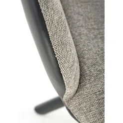 K494 Spisebordsstol - Grå / Sort