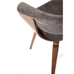 K545 Spisebordsstol - Grå / Valnød