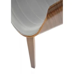 K544 Spisebordsstol - Grå / Valnød