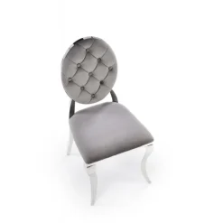 K555 Spisebordsstol - Grå/sølv