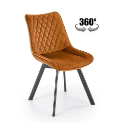 K520 Spisebordsstol - Kanel / Sort