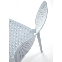 K514 Spisebordsstol - Lyseblå