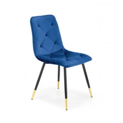 K438 Spisebordsstol - mørkeblå
