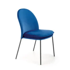 K443 Spisebordsstol - mørkeblå