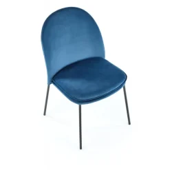 K443 Spisebordsstol - mørkeblå