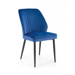 K432 Spisebordsstol - mørkeblå