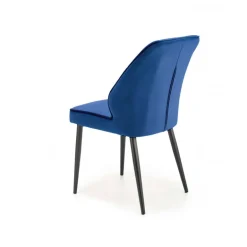 K432 Spisebordsstol - mørkeblå