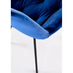 K519 Spisebordsstol - mørkeblå