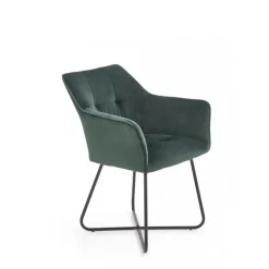 K377 Spisebordsstol - Mørkegrøn