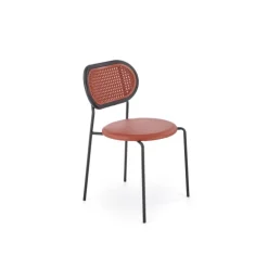 K524 Spisebordsstol - mørkerød