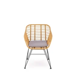 K541 Spisebordsstol - Naturlig / Grå