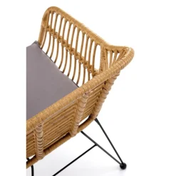 K541 Spisebordsstol - Naturlig / Grå