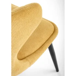 K496 Spisebordsstol - Sennepsgulsgul