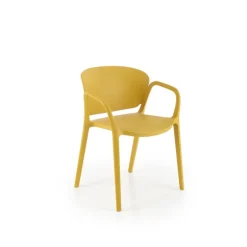K491 Spisebordsstol - Sennepsgul