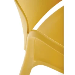 K491 Spisebordsstol - Sennepsgul
