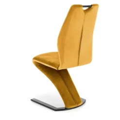 K442 Spisebordsstol - Sennepsgul