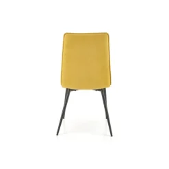 K493 Spisebordsstol - Sennepsgulsfarvet