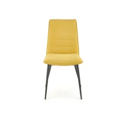 K493 Spisebordsstol - Sennepsgulsfarvet