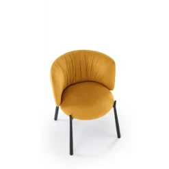 K531 Spisebordsstol - Sennepsgul