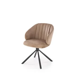 K533 Spisebordsstol - Sort / Cappuccino